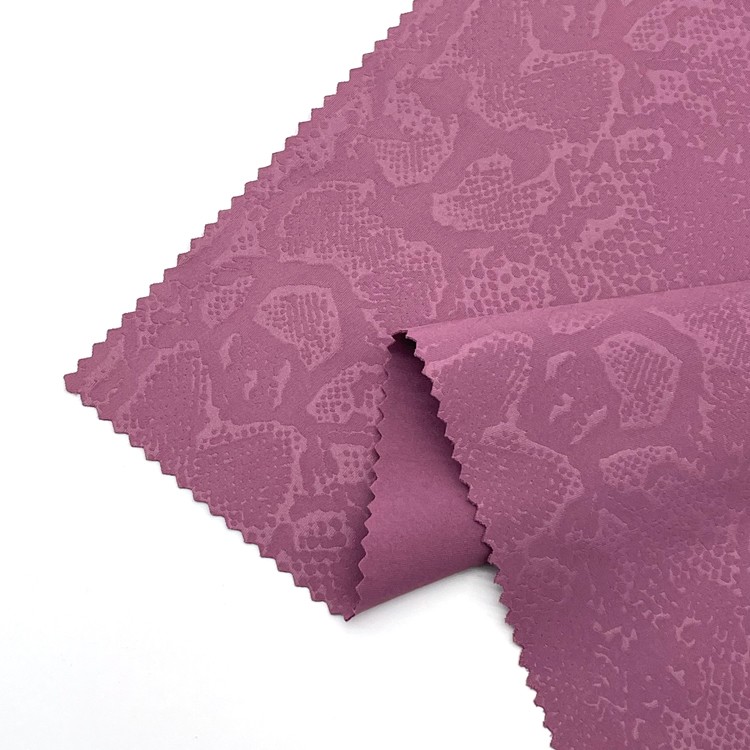 Embossed 76% Polyester+24% Lycra Fabric